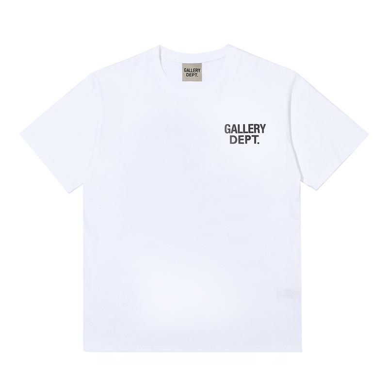 GALLERY DEPT T shirts trendy Round Neck short sleeved loose casual couple style half-sleeved men and women teenagers classic letter T-shirt Cotton  Fashion Graphic Comfort Womenswear Day Print Birthday Cargo School Comfortable Overalls Piece Simple