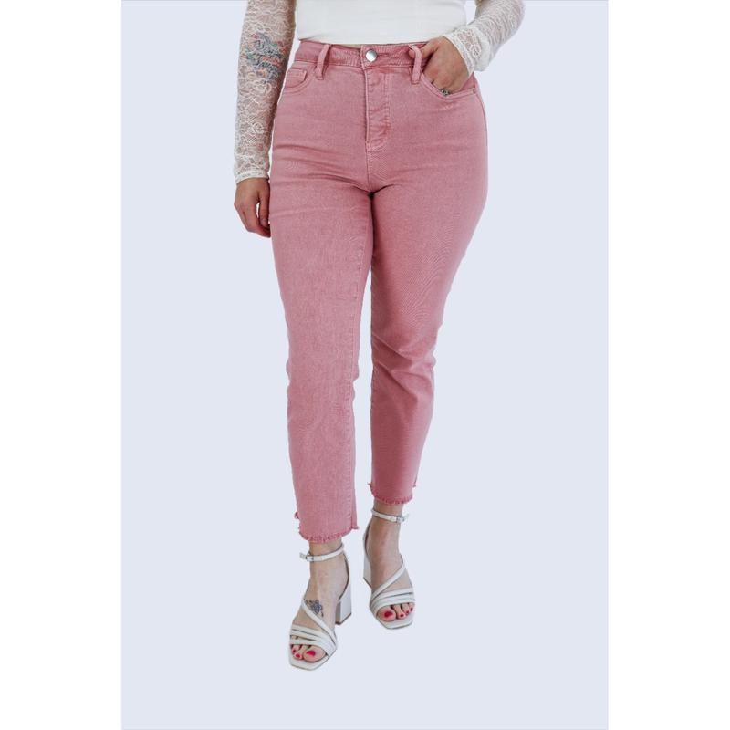 Tummy Control Ankle Crop Slim Straight by RFM