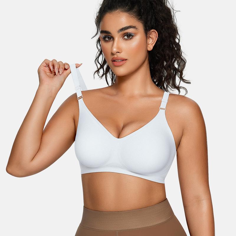 OEAK Seamless Women's Bra with Soft Support , Wireless and Full Coverage Available in Regular and Plus Sizes