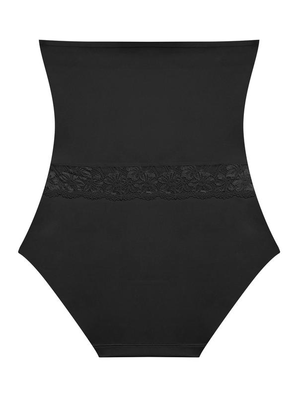 Women's Solid Contrast Lace Shapewear Shorts, Summer Clothes Women, High Stretch Wide Waistband Seamless Body Shaper, Tummy Control Butt Lifter Shorts, Women's Shapewear Clothing