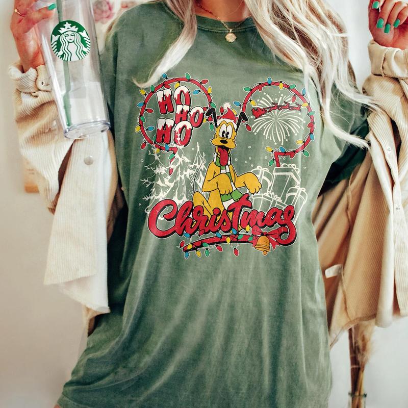 Retro Christmas All Characters Shirt, Christmas Shirt, Mickey and Friends Christmas Shirt, Christmas Family Matching Shirt