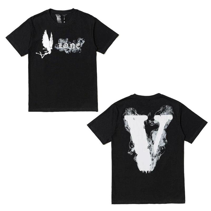 VLONE Female Couple V Back Print tee