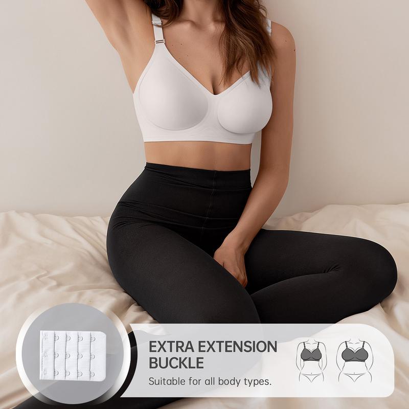 OEAK Seamless Women's Bra with Soft Support , Wireless and Full Coverage Available in Regular and Plus Sizes