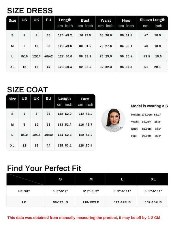 YOZY Christmas Deals, [6 colors, size 4-14] Textured High Neck Bodycon Dress & Open, Christmas 2024 Trend, Fall & Winter Clothes, Christmas 2024 Trend, Fall & Winter Outfits