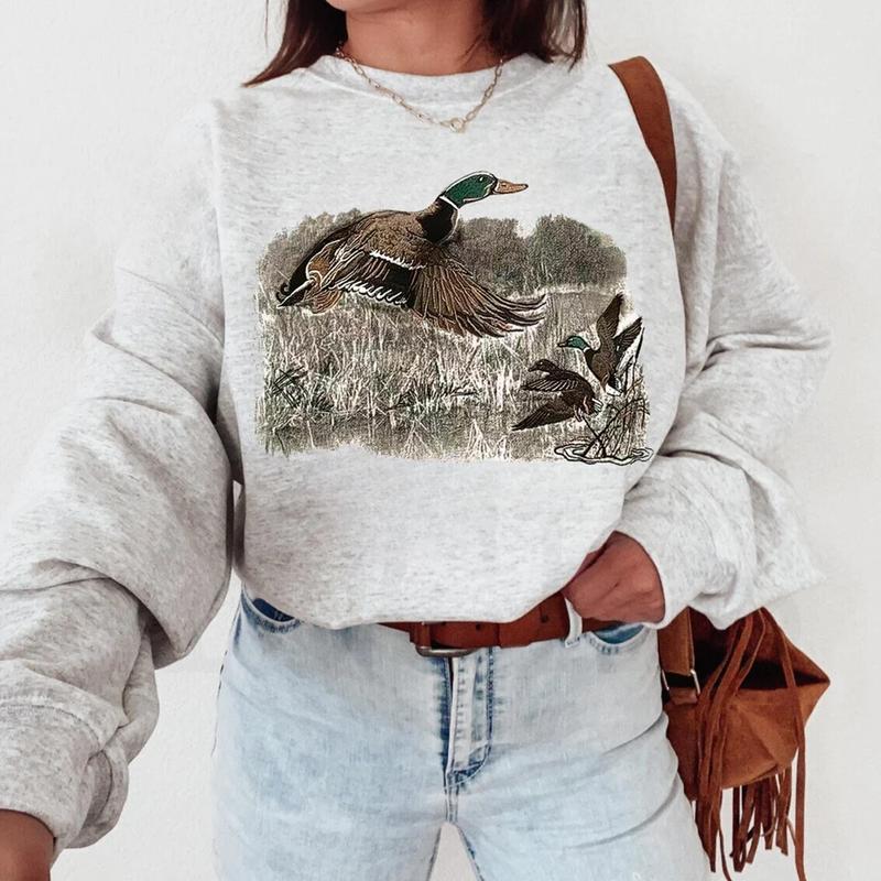 Vintage Duck Shirt, Duck Shirt, Retro Duck Shirt, Animal Lover Shirt, Fall Shirt, Mallard Shirt, Retro Fall Shirt, Vintage Fall Shirt