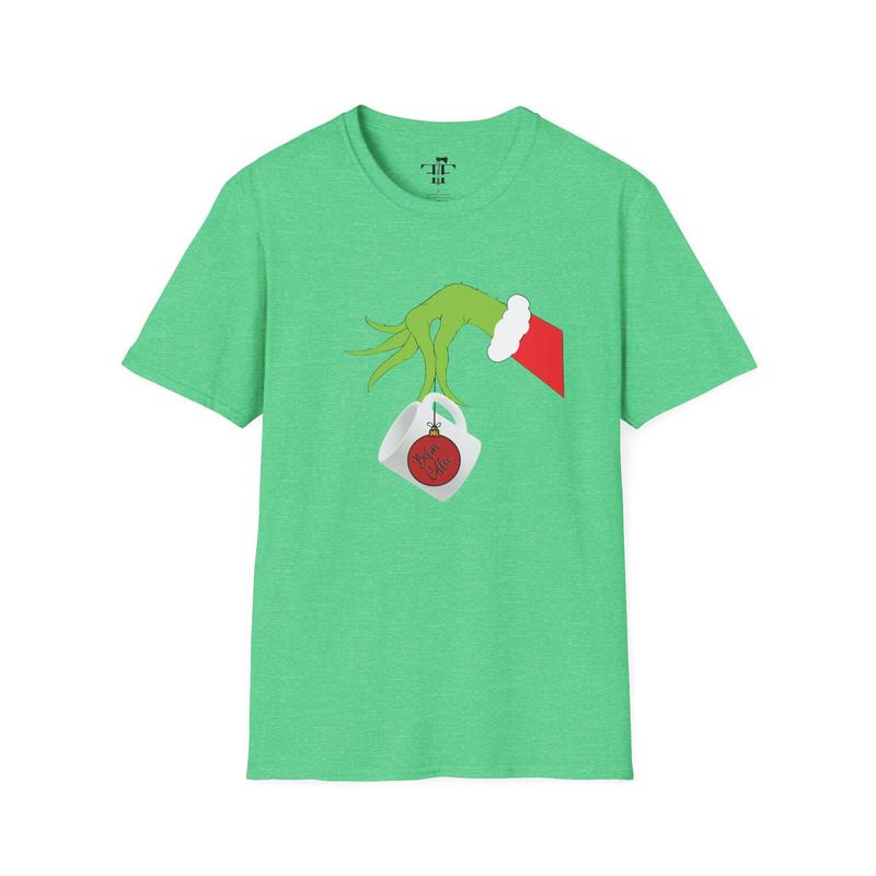 Grinch without Coffee t-shirt soft sweatshirt, hoodie, Christmas movie holiday shirts party couples matching outfits Casual Unisex Sweatshirt, Hoodie, Comfort Colors