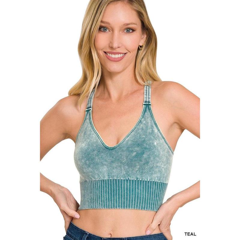 Katy Criss Cross Strap Back Cropped Tank