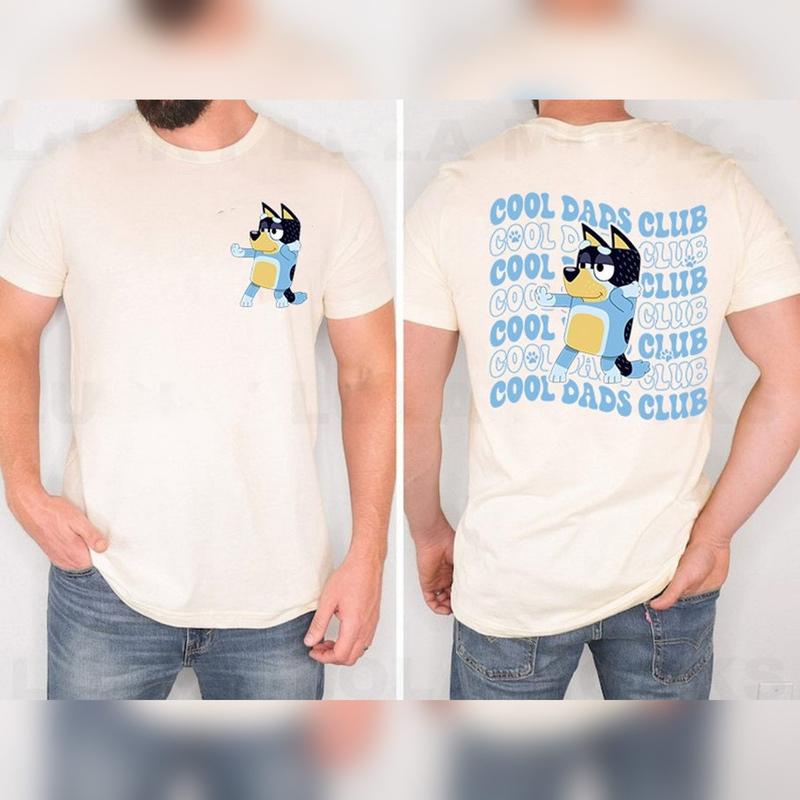 Bluey Cool Dad Club Shirt  Bandit Cool Dad Club Tshirt  Bluey Bandit Shirt  Rad Dad Birthday Gift  Dad Bluey Shirt  Bluey Family Shirt