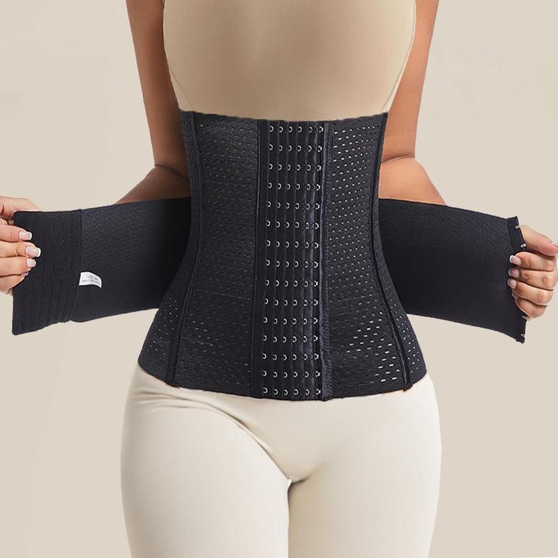 Double Belt Adjustable Waist Trainer, Elastic Waist Cincher, Waist Trainer for Women, Tummy Control Shaper, Waist Cincher for Postpartum Recovery, Yoga, Christmas Gift