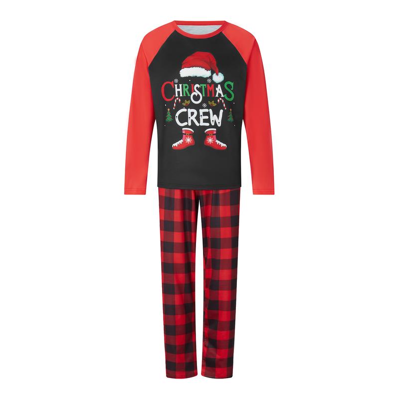 Family Christmas Pajamas Matching Sets Xmas Matching Pjs for Adults Kids Holiday Home Xmas Family Sleepwear Set