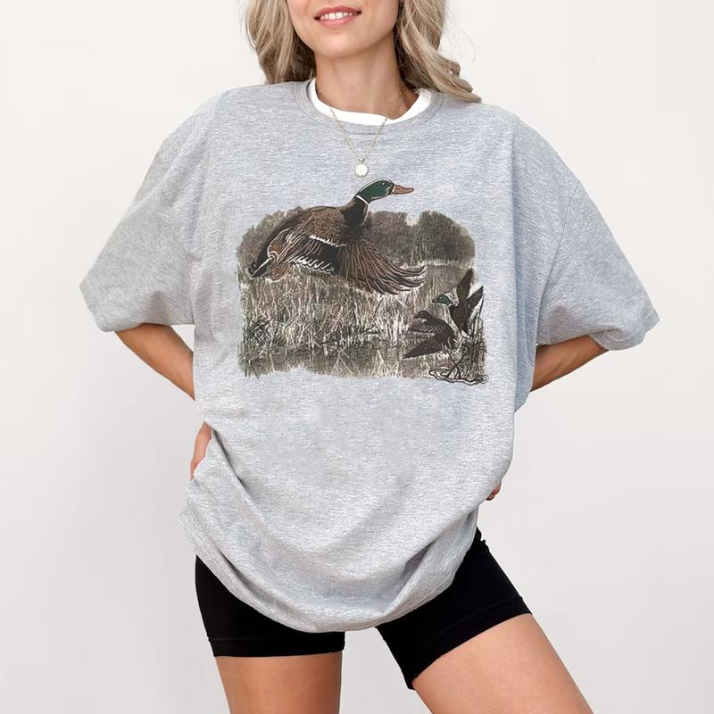 Vintage Duck Shirt, Duck Shirt, Retro Duck Shirt, Animal Lover Shirt, Fall Shirt, Mallard Shirt, Retro Fall Shirt, Vintage Fall Shirt