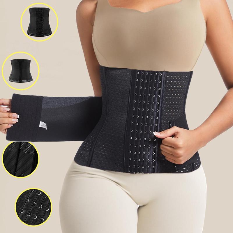 Double Belt Adjustable Waist Trainer, Elastic Waist Cincher, Waist Trainer for Women, Tummy Control Shaper, Waist Cincher for Postpartum Recovery, Yoga, Christmas Gift