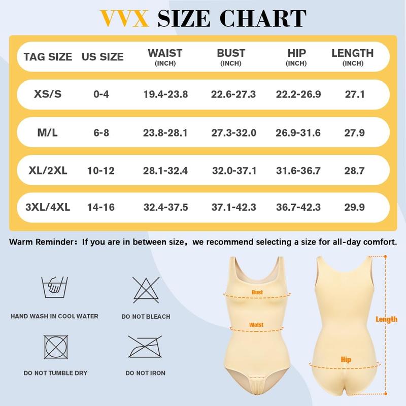 Bodysuit for Women - Tummy Control Seamless Tops  Butt Lifting Shapewear Bodysuits