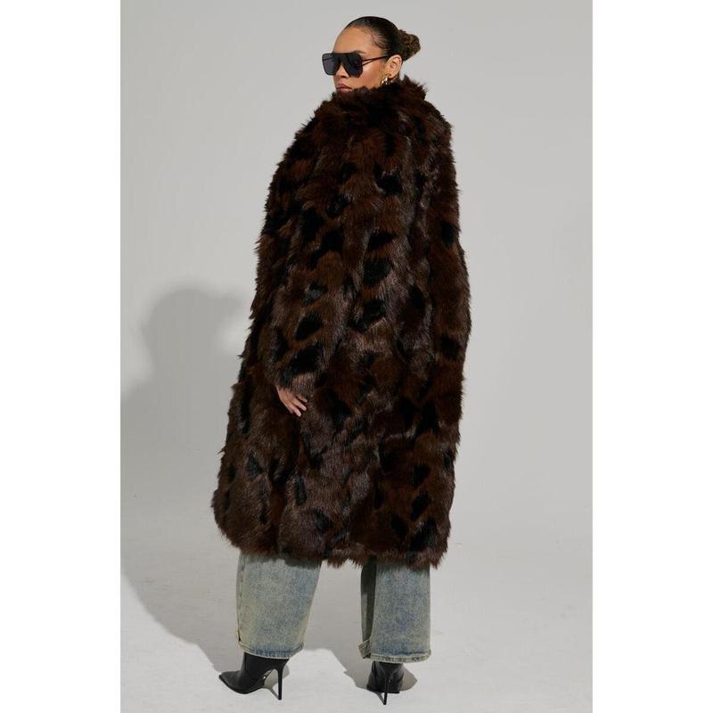 AUSTIN FAUX FUR TRENCH