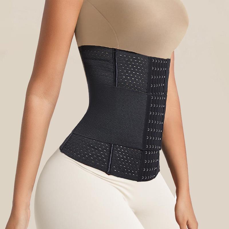 Double Belt Adjustable Waist Trainer, Elastic Waist Cincher, Waist Trainer for Women, Tummy Control Shaper, Waist Cincher for Postpartum Recovery, Yoga, Christmas Gift