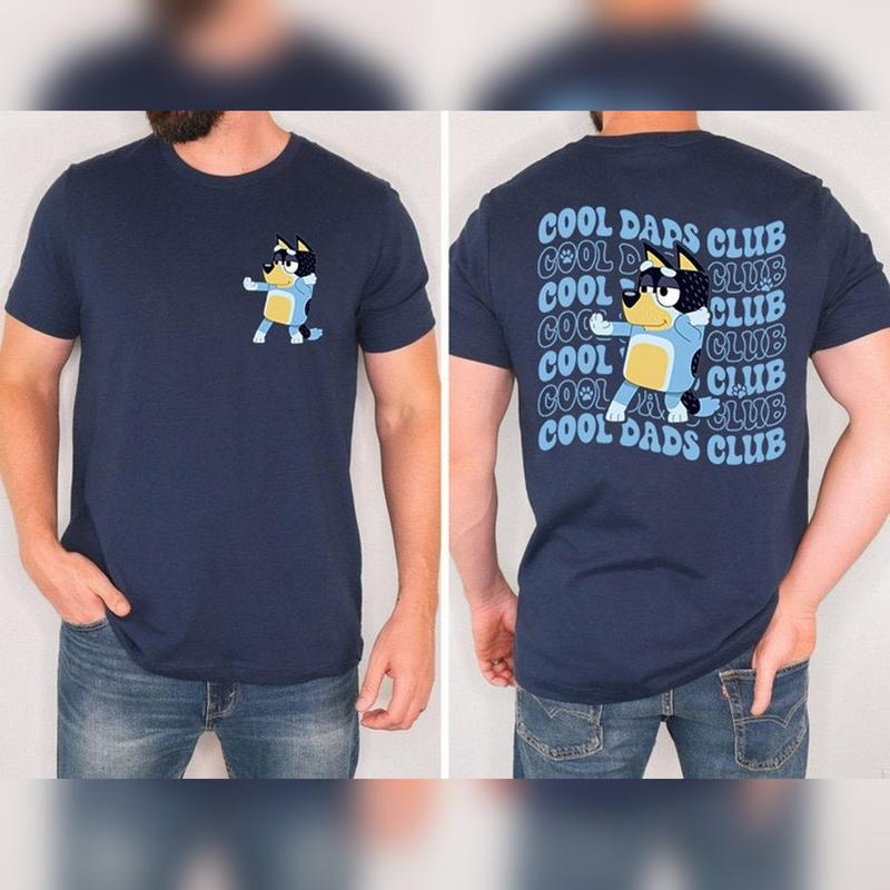 Bluey Cool Dad Club Shirt  Bandit Cool Dad Club Tshirt  Bluey Bandit Shirt  Rad Dad Birthday Gift  Dad Bluey Shirt  Bluey Family Shirt