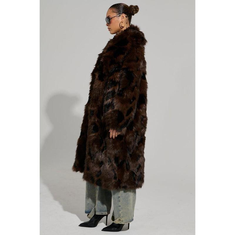 AUSTIN FAUX FUR TRENCH