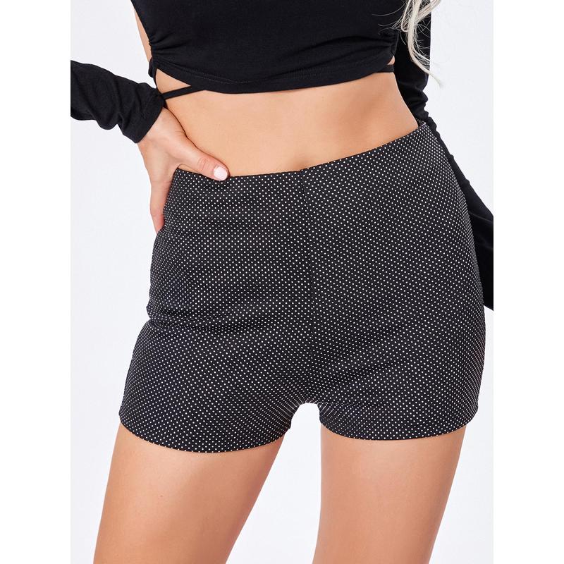 Women Shiny Rhinestone Shorts Sparkly High Waist Summer Short Pants for Beach Nightclub Streetwear