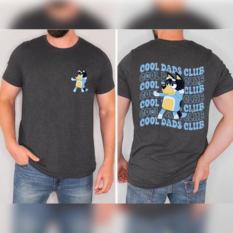 Bluey Cool Dad Club Shirt  Bandit Cool Dad Club Tshirt  Bluey Bandit Shirt  Rad Dad Birthday Gift  Dad Bluey Shirt  Bluey Family Shirt