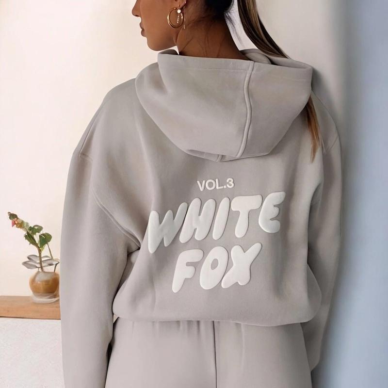 The Whitefox Hoodie in 8 Colours - Leisure Hoodie, Bubbly, Christmas T-, Hoodishirts, Crewneckses – Gifts Suitable for Anyone