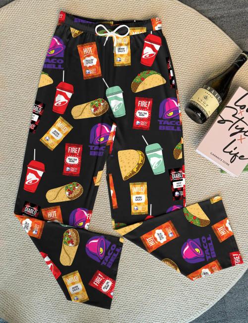 Taco Bell Wide-Leg Pants for Women Ultimate Comfort and Style for Taco Lovers