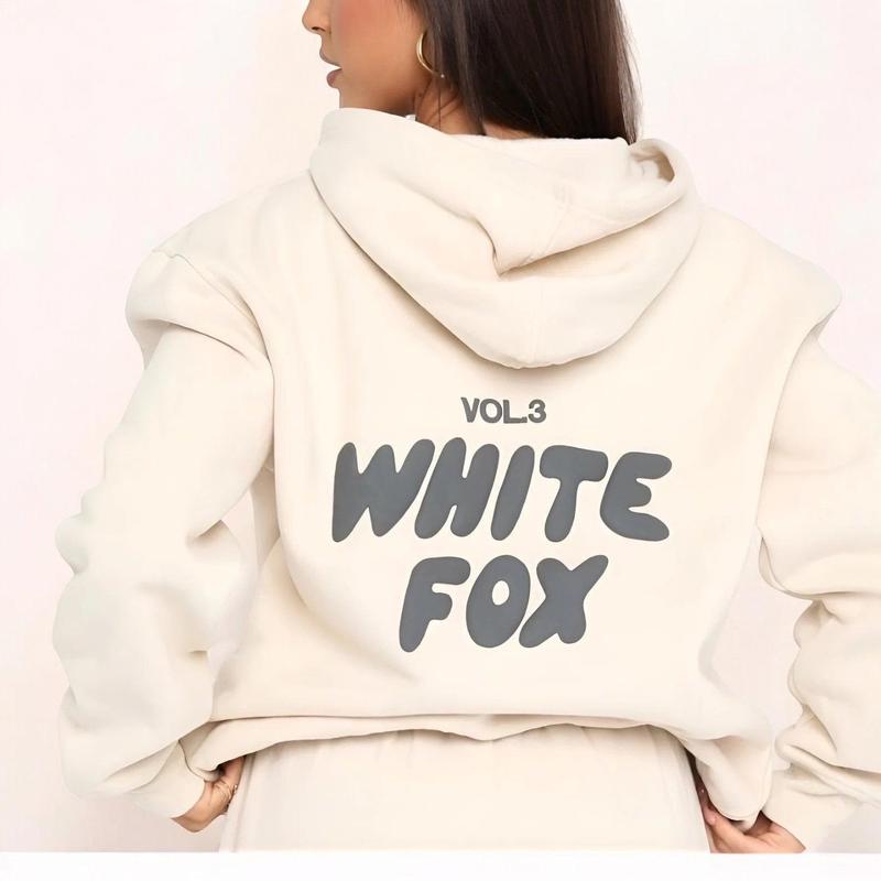 The Whitefox Hoodie in 8 Colours - Leisure Hoodie, Bubbly, Christmas T-, Hoodishirts, Crewneckses – Gifts Suitable for Anyone