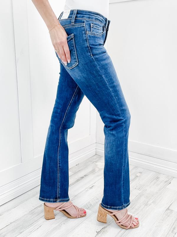 Lovervet by Vervet DREW Mid-Rise Bootcut Jeans