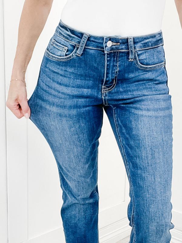 Lovervet by Vervet DREW Mid-Rise Bootcut Jeans