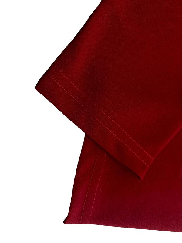 Women's Plain Twist Ruched Split Thigh Bodycon Dress, Elegant V Neck Long Sleeve Evening Party Gown, Ladies Clothes for All Seasons