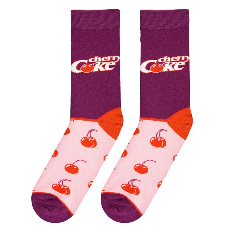 Cherry Coke Socks