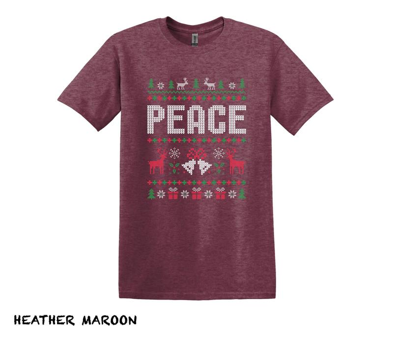 I Come in Peace& Peace Shirts,Unisex Funny Couples Shirts, Couples Matching, Funny Couples Christmas Shirts, Xmas Party Shirts, Xmas Pajamas