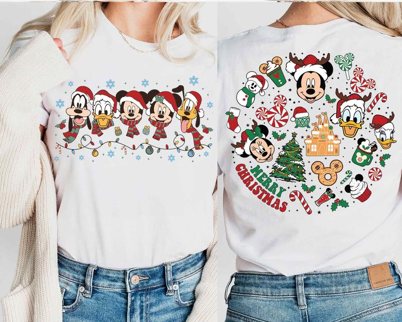 World Merry Christmas Sweater  Family Matching Christmas Sweatshirt Merry Christmas 2024 Shirt Mlckey Shirt