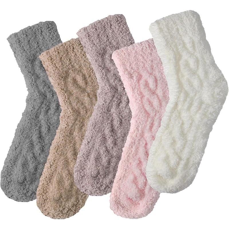 Womens Fuzzy Socks Fluffy Socks Women Winter Cozy Socks Warm Slipper Socks Home Sleeping Socks for Women fuzzy sock