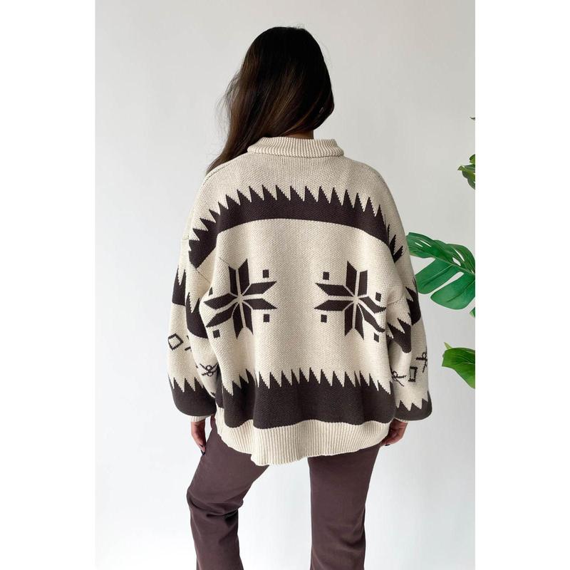 Desert Nights Zip Up Sweater