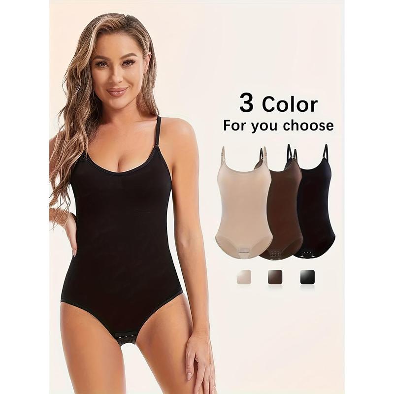 3pcs Seamless Body Shaping Bodysuits With Tummy Control, Buttock Lifting, And Hip Slimming Features