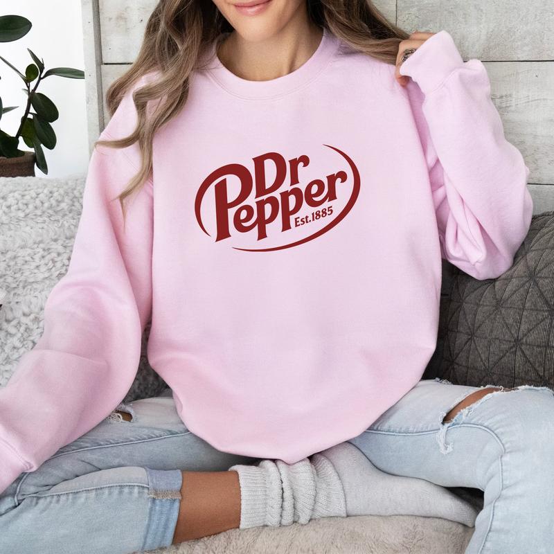 Dr. Pepper Sweatshirt, Dr Pepper Lover, Dr Pepper Gift, Gift for Girlfriend