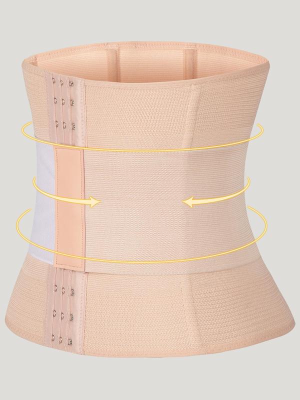 Women's Adjustable Hook & Eye Design Waist Trainer, Velcro Design High Stretch Waist Cincher, Ladies Tummy Control Shaper & Girdle for All Seasons for Birthday Gifts