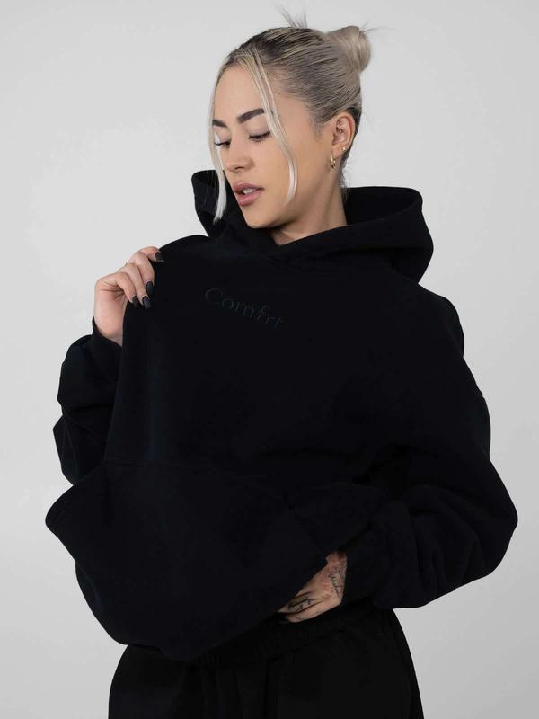 Comfrt | Oversized Signature Fit Hoodie | For Stress & Anxiety | Signature Fit Sweatpants Unisex couple set  Clothing Womenswear Suits Women Long Sleeve