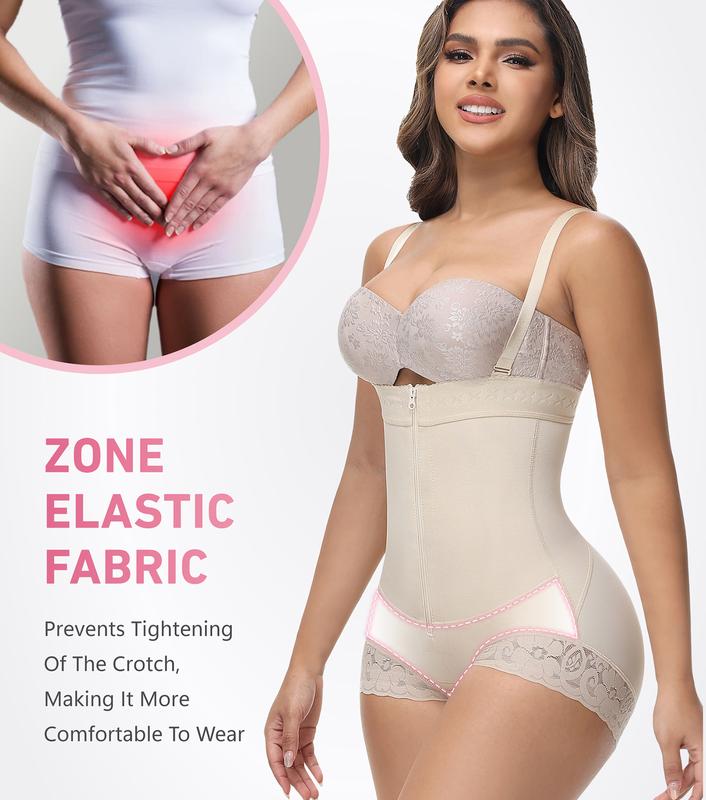 Shapewear Tummy Control Faja Girdles Butt Lifter Tummy Tuck Thong Bodysuit