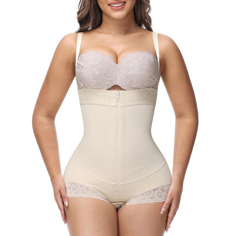 Shapewear Tummy Control Faja Girdles Butt Lifter Tummy Tuck Thong Bodysuit