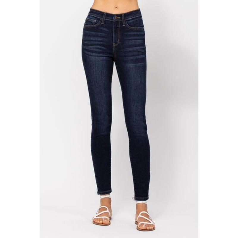 Judy Blue Full Size High Waist Handsand Skinny Jeans